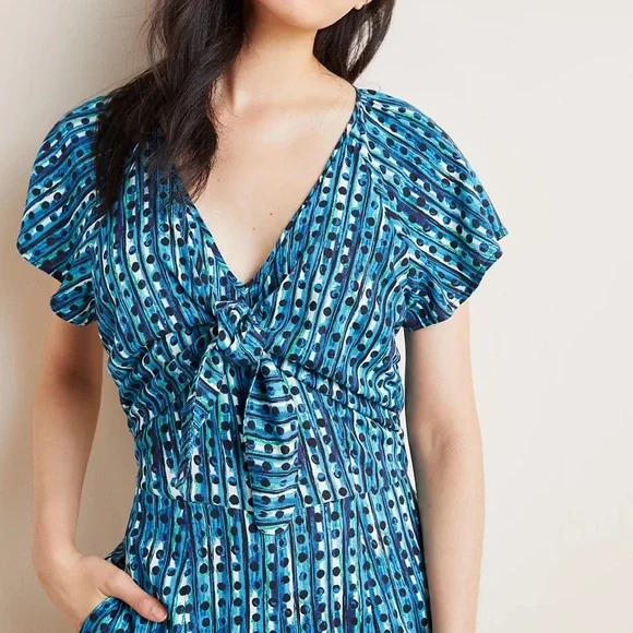 Anthropologie Havana Abstract Wide-Leg Jumpsuit - Picture 3 of 3